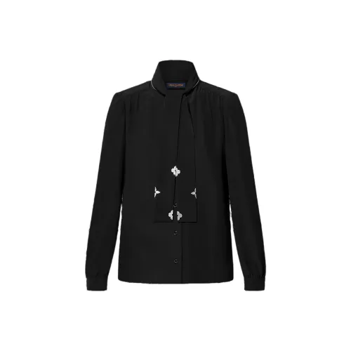 LOUIS VUITTON FW24 Рубашка Женская Черная