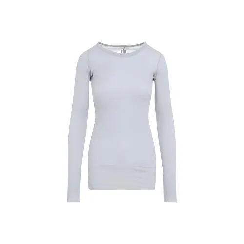 RICK OWENS Светло-синие Женские Рубашки T
