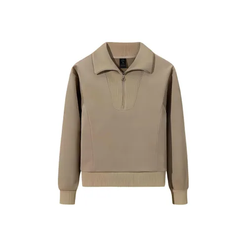 ANTA Comprehensive Training Collection Sports Lifestyle Collection Толстовка Женская Ореховый Хаки