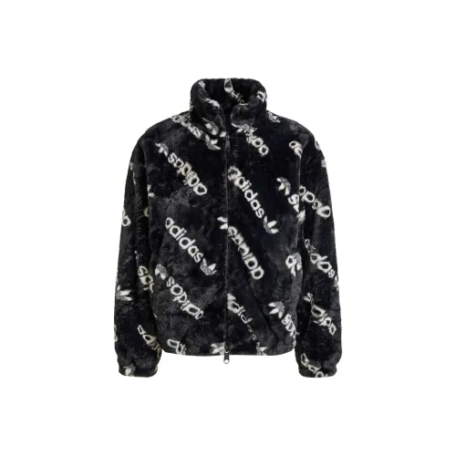 Adidas Originals ALLOVER PRINT FUR Куртки и пальто Женские Черный