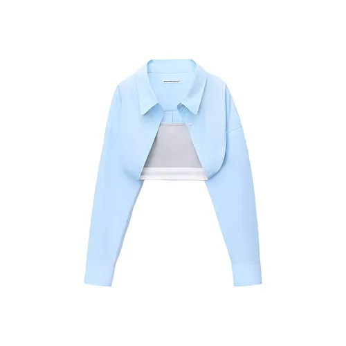 Alexander Wang Рубашка Женская Бирюзовая