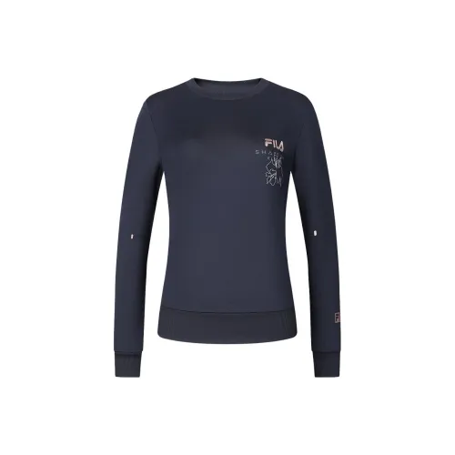 FILA Свитшот Женский Королевский Синий