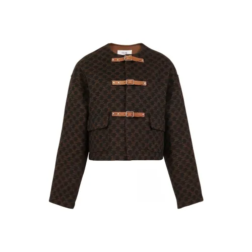 CELINE Коричневые Женские Куртки