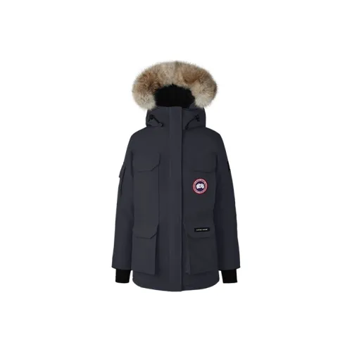 Canada Goose Expedition Series Женские пуховики темно-синего цвета