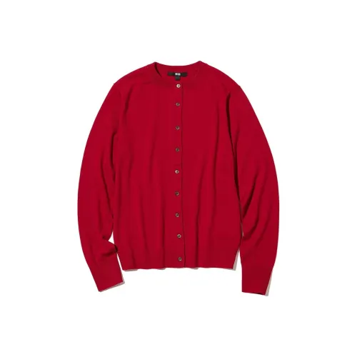 UNIQLO Трикотаж Женский Коралловый Красный