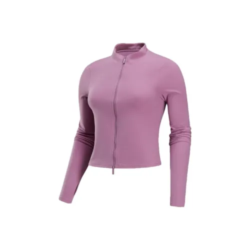 Nike ZenvyDri Форма Куртка Женская Серый Фиолетовый Красный