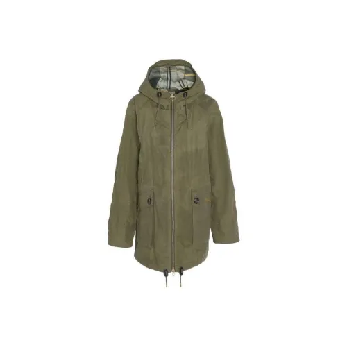 BARBOUR Keldy Showerproof PARKA Куртка Куртки Пальто Женские Зеленый