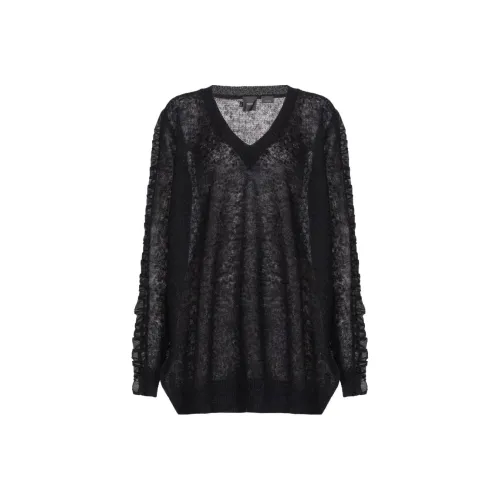 PINKO Абито Ин Маглия Гарзата Мисто Альпака Трикотаж Женский Черный