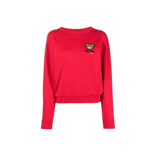 MOSCHINO Толстовка Женская Красная