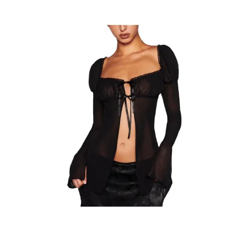 I.AM.GIA Lindsay Топ Рубашка Женская Черная