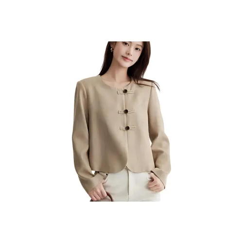 Inman Куртки и Пальто Женские Оливково-зеленый