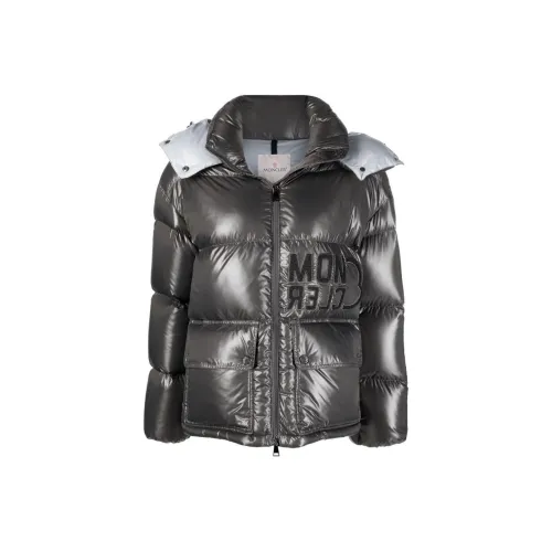 Moncler Abbaye Series SS22 Пуховик Женские Темно-серый