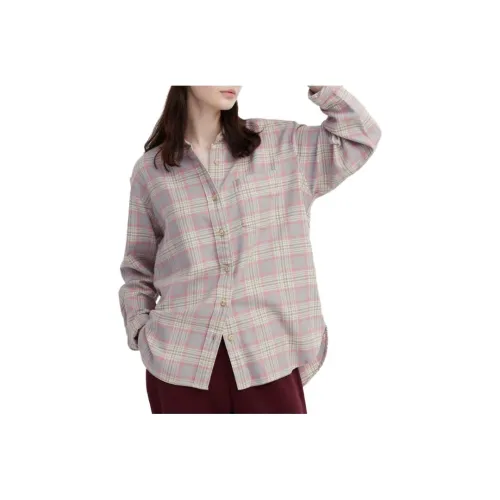 UNIQLO Серые Женские Рубашки