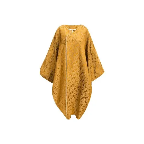 Tuyue Куртки Пальто Унисекс Золото