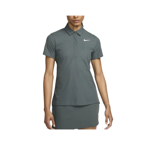 nike Dri Fit ADV Tour Polo Женские Винтаж Зеленый Белый