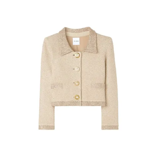 St. John SS24 Куртки Пальто Женские Бежевый