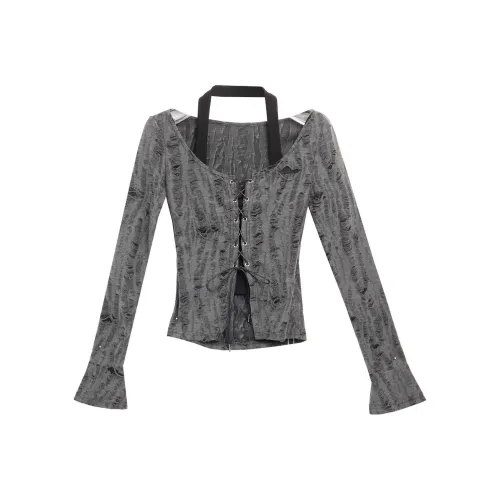 EVPGB Серые Женские Футболки