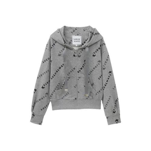 LULUALWAYS Серый Женские Свитшоты