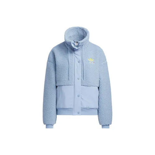 Adidas Originals Clover Series Outfit Куртка Женская Синяя