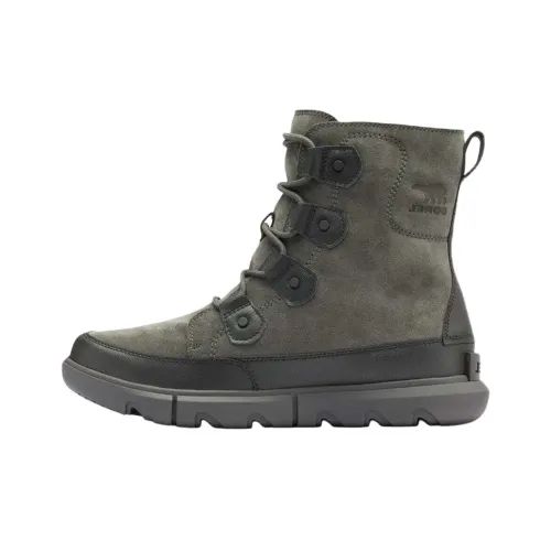SOREL Explorer Короткий Снегобут Мужской Черный