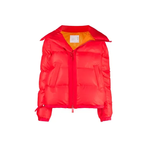 Sacai Красный Женские Пуховики