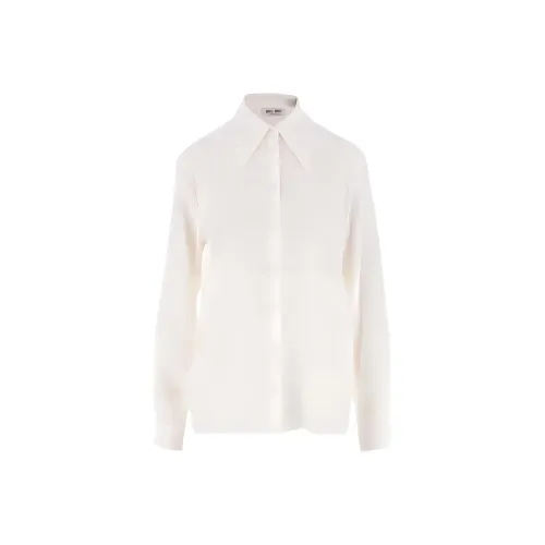 MIU MIU Белая унисекс рубашка