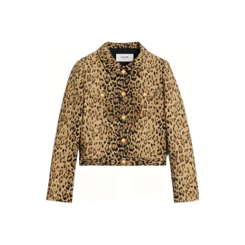 CELINE SS24 Куртки и Пальто Женские Хаки