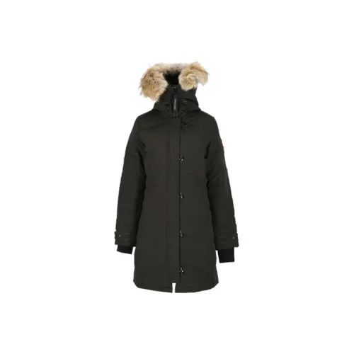 Canada Goose Lorette Series Черные Женские Пуховики