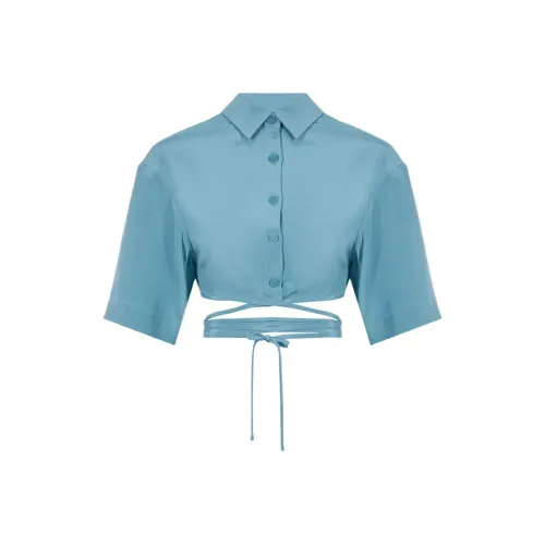 Christopher Esber Рубашка Женская Синяя