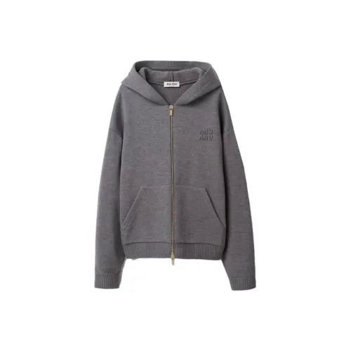 MIU MIU Серый Женская Трикотажная Одежда