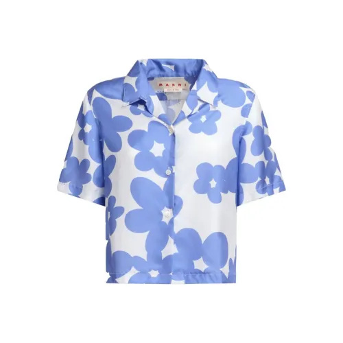 MARNI Рубашка Женская Светло-фиолетовая