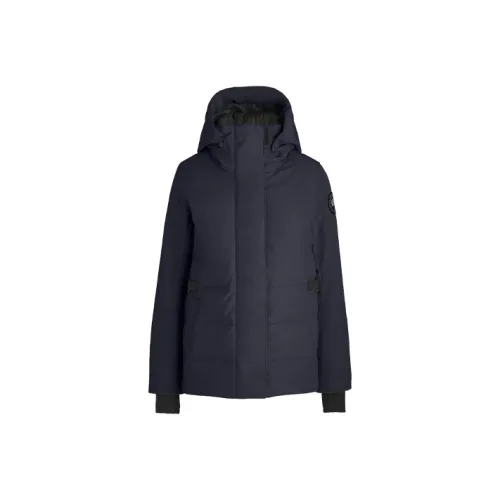 Canada Goose Lyndale Series Женские пуховики темно-синего цвета