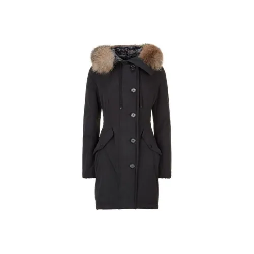MONCLER FW21 Черные Женские Пуховики