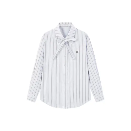 LEDIN Свежий синий Женские Рубашки