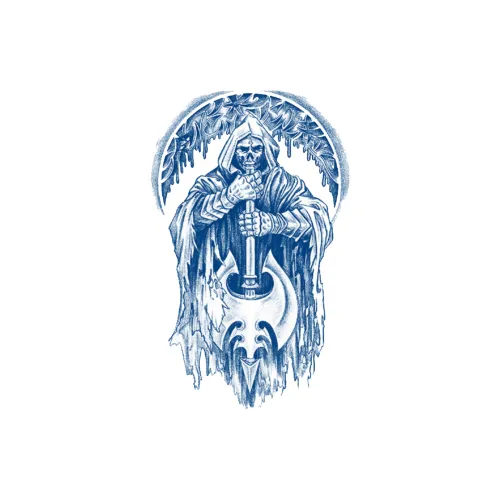 LIEJI Бог смерти Serenity Травяной Tattoo Наклейка