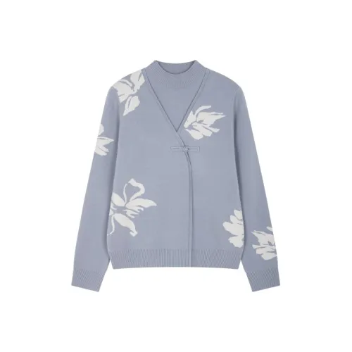 IHIMI Небесно-голубой Женский Трикотаж