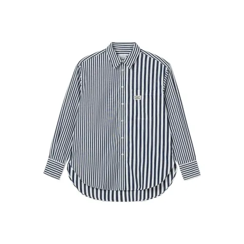 LACOSTE Collaboration FW23 Рубашка Женская Темно-синяя