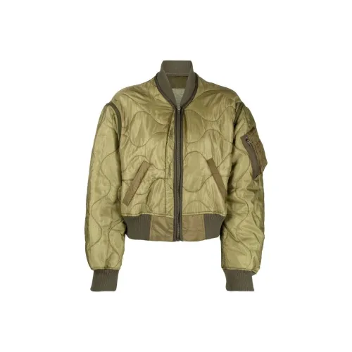 R13 Куртки Пальто Женские Оливково-зеленый