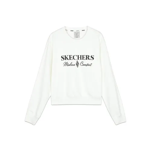 Skechers Diamond Series Толстовка Женская Зефирно-белая