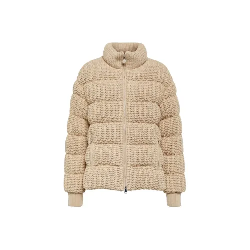 Moncler Down Jacket Women's Beige