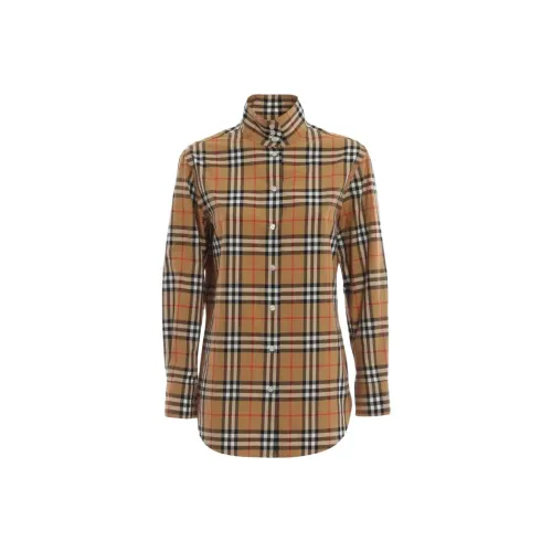 Burberry Бежевые Женские Рубашки