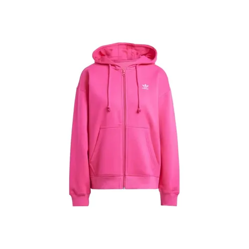 Adidas Originals Essential Essentials Zip Hoodie Толстовка Женская Розовая