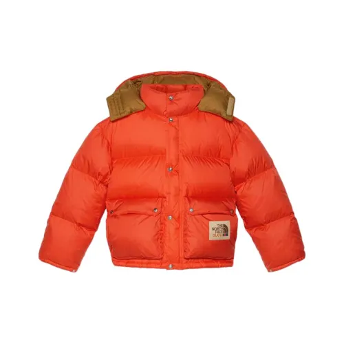 GUCCI x THE NORTH FACE GUCCI x THE NORTH FACE Пуховик Женский Оранжевый
