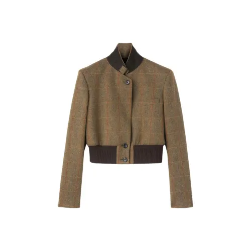 Loro Piana FW24 Куртки и Пальто Женские Коричневый Зеленый