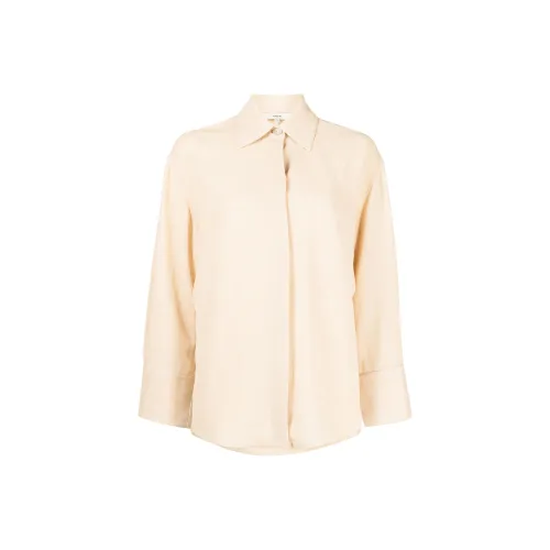 VINCE Экрю Женские Рубашки