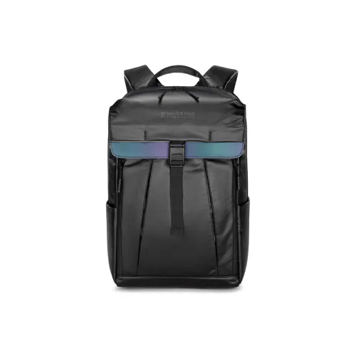 KINGSONS Полиэстер Рюкзак Унисекс Черный