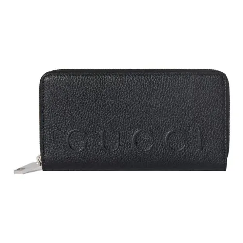 GUCCI GRAIN LEATHER Кошелек Мужской Черный