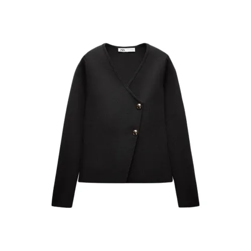 ZARA Черный Женский Трикотаж