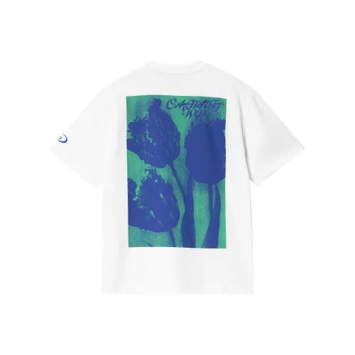 Carhartt WIP Рукав с спущенным плечом T-рубашка Женская Белая