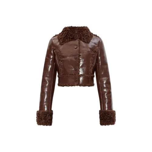 CULT GAIA Куртки Пальто Женские Красный Коричневый